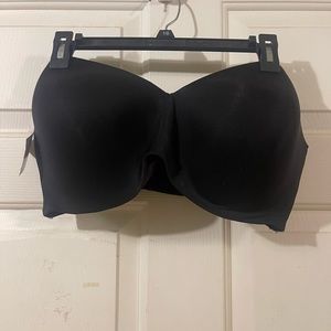 NWT Maiden form Padded Black Bra Without Straps Size 40DDD